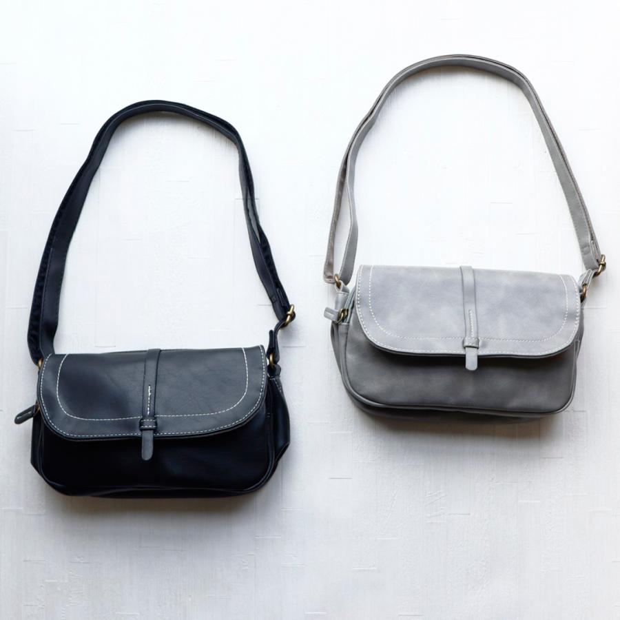 Natural Lag ショルダーバッグ ナチュラル合皮 ショルダーバッグ 三層構造 全4カラー | ミニ